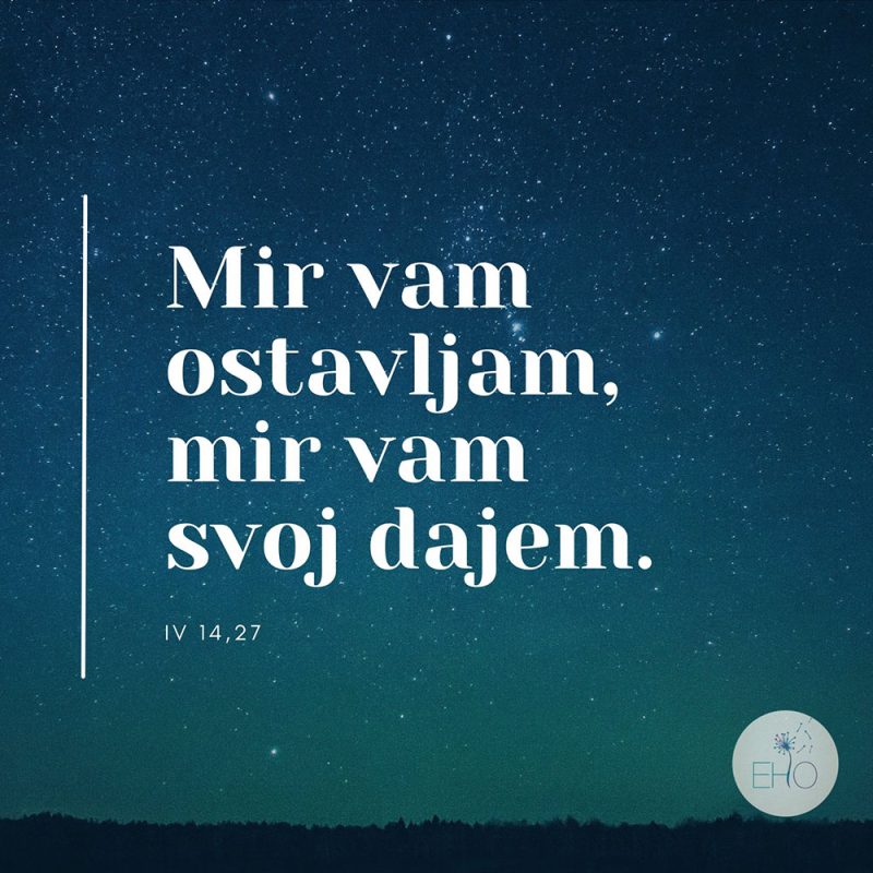 Mir vam ostavljam