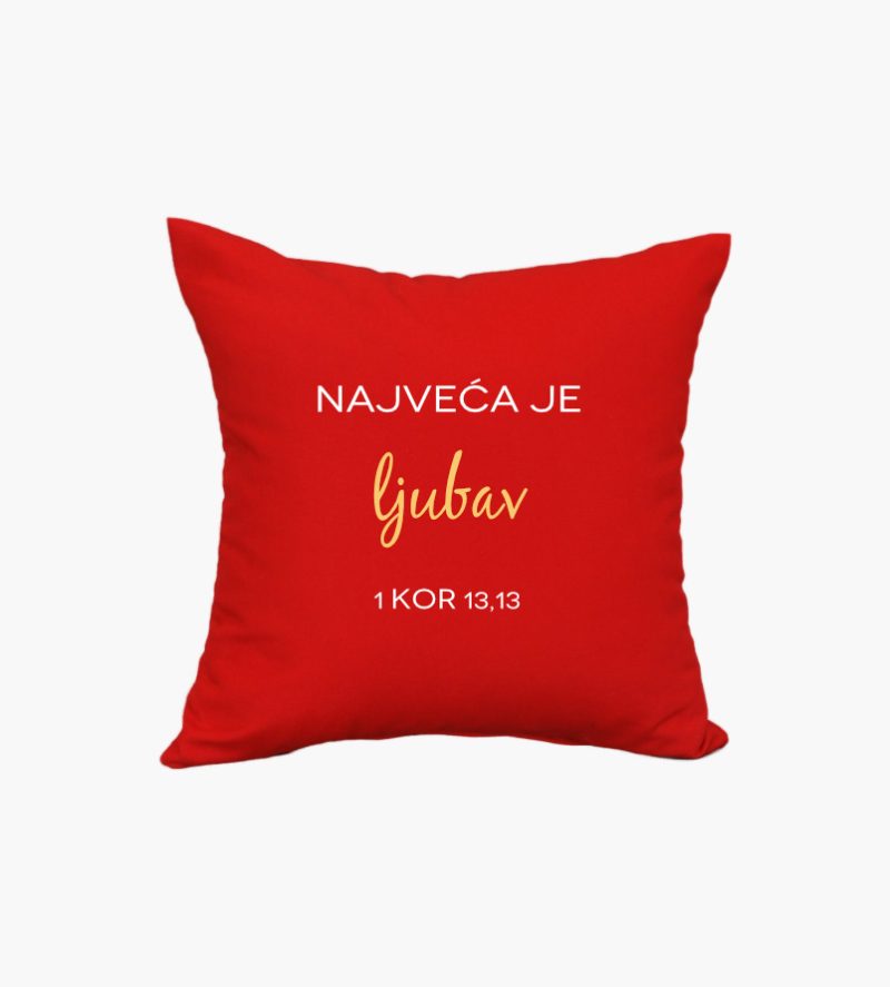 Jastučić - Najveća je ljubav